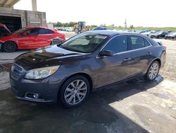 Chevrolet Malibu 2LT salvage cars for sale: 2013 Chevrolet Malibu 2LT