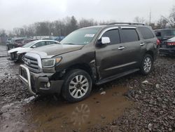 Toyota Sequoia salvage cars for sale: 2008 Toyota Sequoia Limited