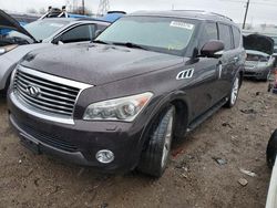 Salvage cars for sale at Elgin, IL auction: 2011 Infiniti QX56