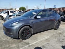 Salvage cars for sale at Wilmington, CA auction: 2020 Tesla Model Y