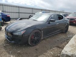 Salvage cars for sale at Kansas City, KS auction: 2018 Maserati Ghibli S