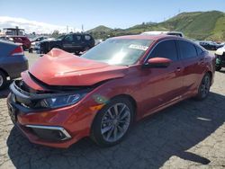 Honda Civic EXL Vehiculos salvage en venta: 2019 Honda Civic EXL