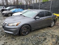 Salvage cars for sale at Waldorf, MD auction: 2012 Honda Accord SE