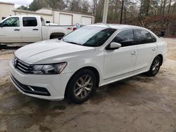 Salvage cars for sale at Hueytown, AL auction: 2016 Volkswagen Passat S