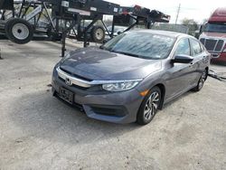 Honda Civic ex salvage cars for sale: 2017 Honda Civic EX