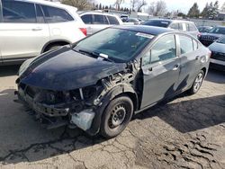 Salvage cars for sale from Copart Woodburn, OR: 2016 Chevrolet Cruze LS