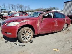 Salvage cars for sale from Copart Spartanburg, SC: 2007 Lexus GS 350