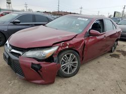 Salvage cars for sale from Copart Chicago Heights, IL: 2015 Toyota Camry LE