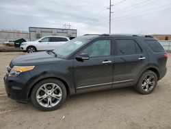 Salvage cars for sale at Bismarck, ND auction: 2014 Ford Explorer Limited