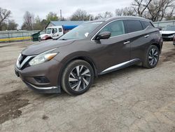 Salvage cars for sale at Wichita, KS auction: 2015 Nissan Murano S