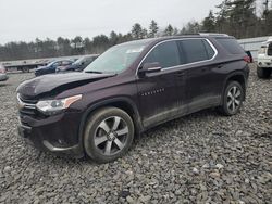 Salvage cars for sale at Windham, ME auction: 2018 Chevrolet Traverse LT