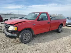 Salvage cars for sale at Kansas City, KS auction: 2002 Ford F150