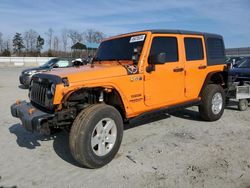 Jeep salvage cars for sale: 2012 Jeep Wrangler Unlimited Sport