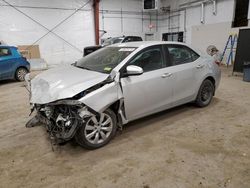 Salvage cars for sale at Center Rutland, VT auction: 2015 Toyota Corolla L
