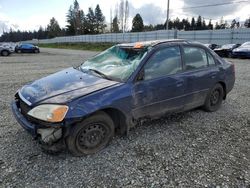 Honda salvage cars for sale: 2003 Honda Civic EX