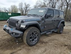 Vehiculos salvage en venta de Copart Baltimore, MD: 2022 Jeep Wrangler Unlimited Rubicon 4XE