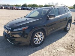 Salvage cars for sale at San Antonio, TX auction: 2014 Jeep Cherokee Limited