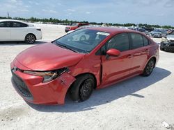 Salvage cars for sale from Copart Arcadia, FL: 2020 Toyota Corolla LE
