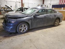 Salvage cars for sale at Billings, MT auction: 2017 Chevrolet Malibu LS