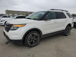 Salvage cars for sale at Wilmer, TX auction: 2015 Ford Explorer Sport