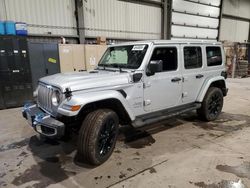 Salvage cars for sale at Montreal Est, QC auction: 2023 Jeep Wrangler Sahara 4XE