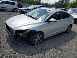 Salvage cars for sale from Copart Riverview, FL: 2018 Hyundai Elantra SEL