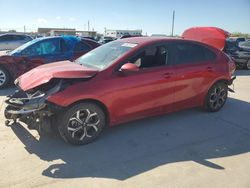 Salvage cars for sale at Grand Prairie, TX auction: 2019 KIA Forte FE