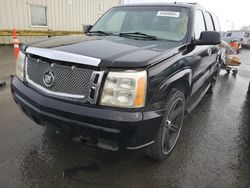 Salvage cars for sale at Martinez, CA auction: 2002 Cadillac Escalade Luxury