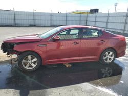 Salvage cars for sale at Antelope, CA auction: 2014 KIA Optima LX