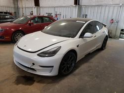 Salvage cars for sale at Milwaukee, WI auction: 2021 Tesla Model 3