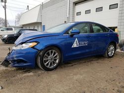 Salvage cars for sale at Blaine, MN auction: 2017 Ford Fusion SE
