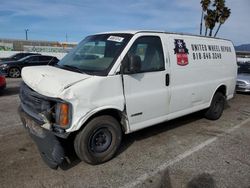 Salvage trucks for sale at Van Nuys, CA auction: 2000 Chevrolet Express G2500