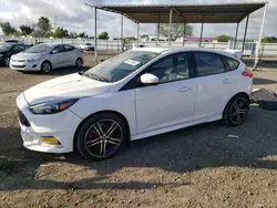 Salvage cars for sale from Copart San Diego, CA: 2015 Ford Focus ST