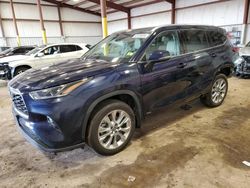 Salvage cars for sale from Copart Pennsburg, PA: 2022 Toyota Highlander Hybrid Limited