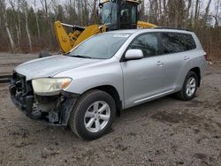 Salvage cars for sale from Copart Ontario Auction, ON: 2008 Toyota Highlander SR5