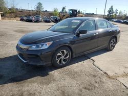 Salvage cars for sale at Gaston, SC auction: 2016 Honda Accord LX