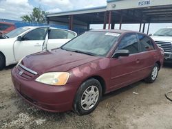 Salvage cars for sale from Copart Riverview, FL: 2002 Honda Civic LX