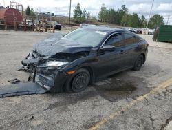 Honda salvage cars for sale: 2017 Honda Civic LX