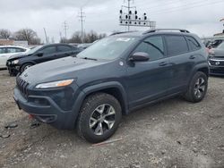 Salvage cars for sale from Copart Columbus, OH: 2016 Jeep Cherokee Trailhawk