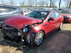 Salvage cars for sale from Copart Bridgeton, MO: 2015 KIA Optima EX