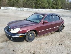 Salvage cars for sale at Gainesville, GA auction: 2002 Hyundai Sonata GLS