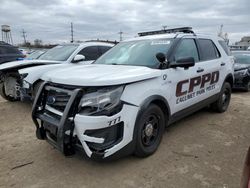 Salvage cars for sale at Chicago Heights, IL auction: 2019 Ford Explorer Police Interceptor