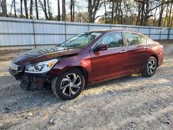 Honda salvage cars for sale: 2017 Honda Accord LX