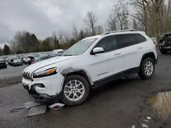Salvage cars for sale from Copart Portland, OR: 2015 Jeep Cherokee Latitude