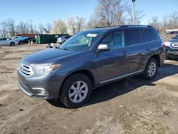 Toyota Highlander salvage cars for sale: 2011 Toyota Highlander Base