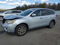 Salvage cars for sale from Copart Brookhaven, NY: 2013 Nissan Pathfinder S