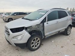 Salvage cars for sale at Houston, TX auction: 2020 Ford Ecosport SE