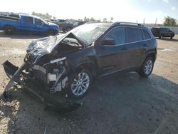 Salvage cars for sale at Houston, TX auction: 2019 Jeep Cherokee Latitude