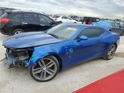 Salvage cars for sale at San Antonio, TX auction: 2018 Chevrolet Camaro LT