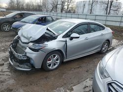 Salvage cars for sale at Central Square, NY auction: 2018 Chevrolet Cruze LT